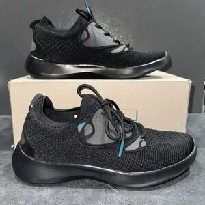 Vessi Women's Everyday 2.0 Mover Sneaker Womens Size 7 Onyx Black Waterproof